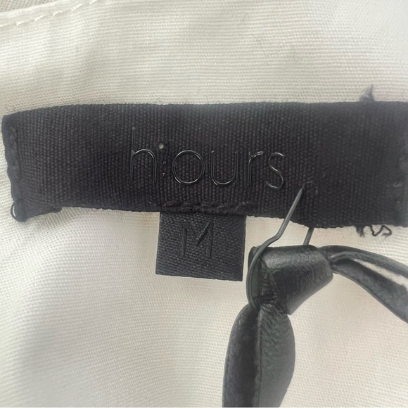 h:ours Revolve Mona Long Sleeve Cropped in White Size M - Picture 9 of 11